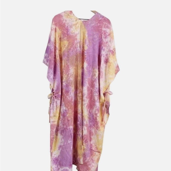 Torrid Tie Dye Kimono Cover Up Size One Size Women Multi - Picture 3 of 6